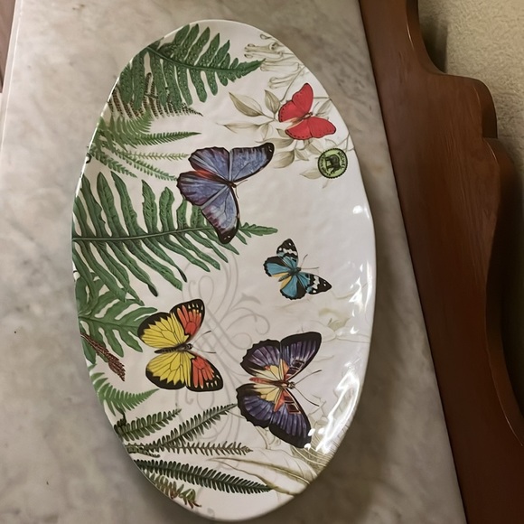 🆕 Michel Design Works Melanie Butterfly 🦋 Platter-19” X 10” - Picture 5 of 8